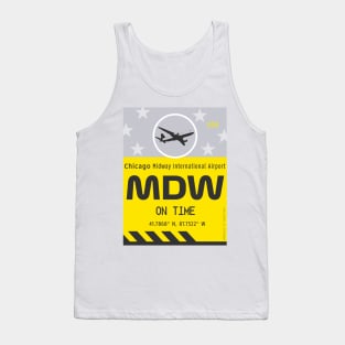 MDW Chicago airport Tank Top